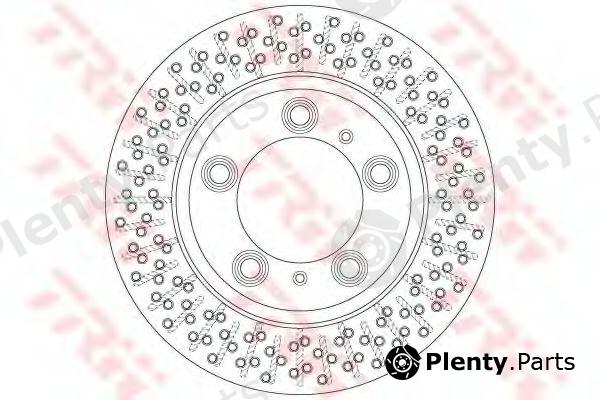  TRW part DF6298S Brake Disc