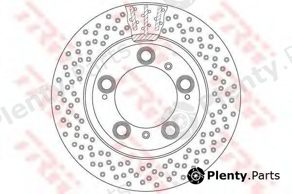  TRW part DF6337S Brake Disc