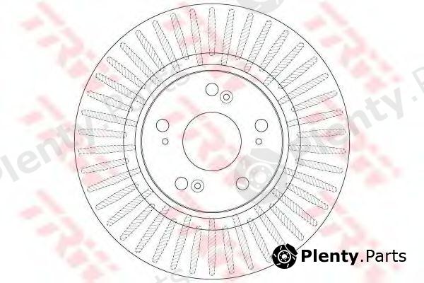 TRW part DF6432S Brake Disc
