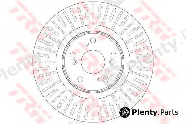  TRW part DF6437 Brake Disc