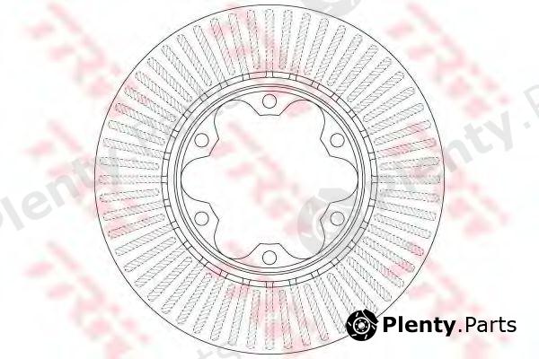  TRW part DF6481 Brake Disc
