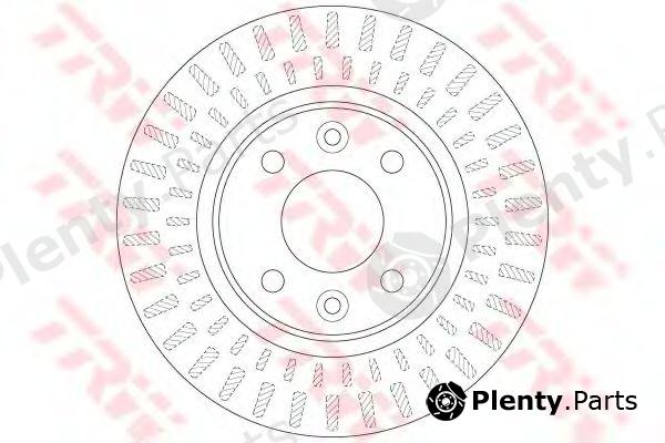  TRW part DF6534 Brake Disc