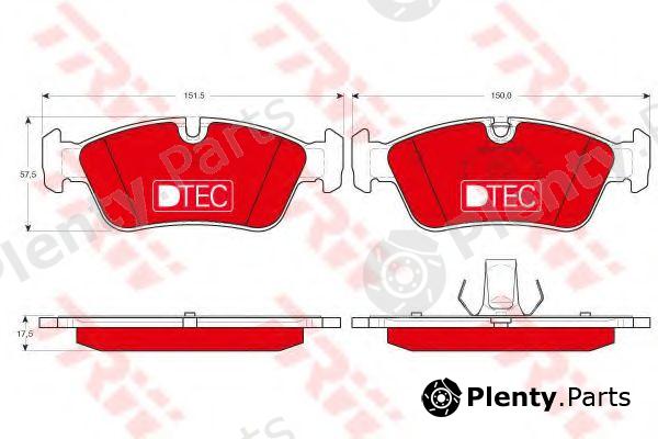  TRW part GDB1348DTE Brake Pad Set, disc brake
