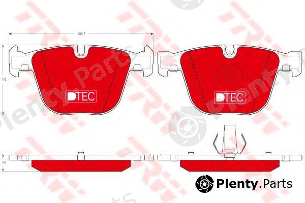  TRW part GDB1502DTE Brake Pad Set, disc brake