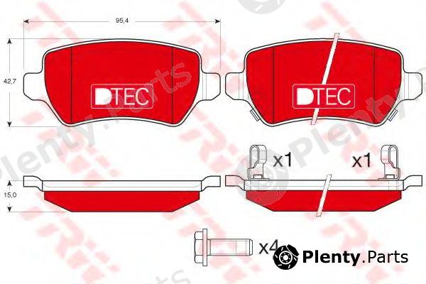  TRW part GDB1515DTE Brake Pad Set, disc brake