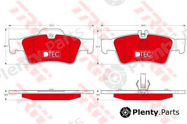  TRW part GDB1546DTE Brake Pad Set, disc brake