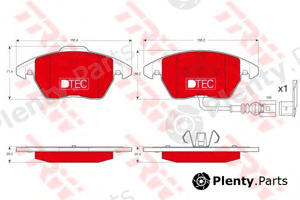  TRW part GDB1550DTE Brake Pad Set, disc brake