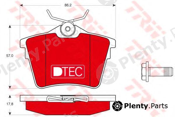  TRW part GDB1596DTE Brake Pad Set, disc brake