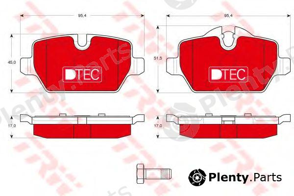  TRW part GDB1612DTE Brake Pad Set, disc brake