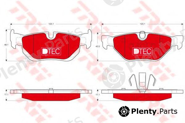  TRW part GDB1626DTE Brake Pad Set, disc brake