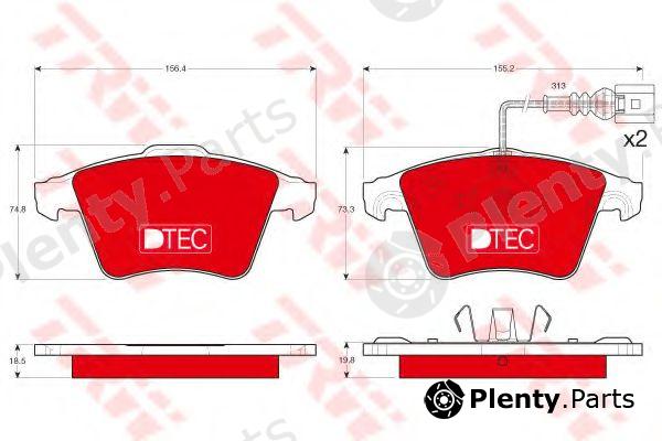  TRW part GDB1651DTE Brake Pad Set, disc brake