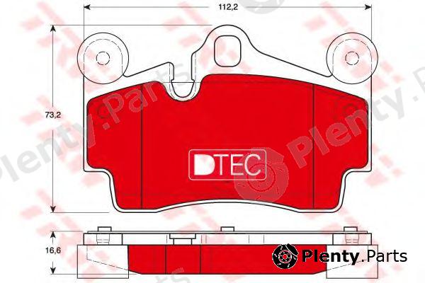  TRW part GDB1653DTE Brake Pad Set, disc brake