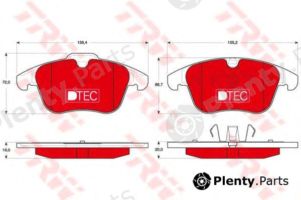  TRW part GDB1683DTE Brake Pad Set, disc brake