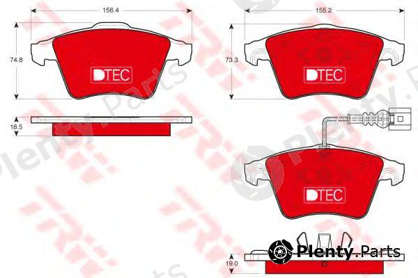  TRW part GDB1721DTE Brake Pad Set, disc brake