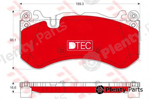  TRW part GDB1734DTE Brake Pad Set, disc brake