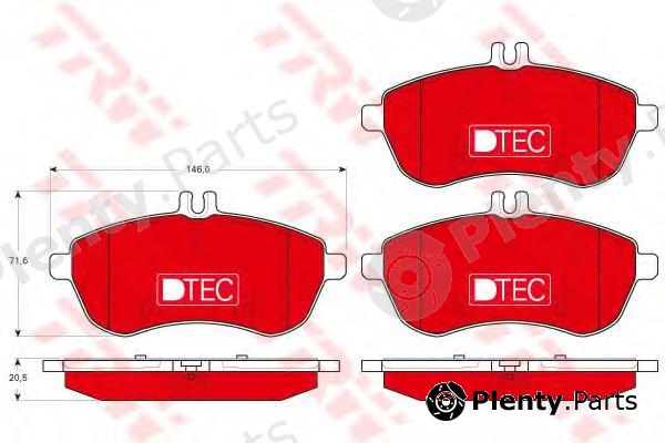  TRW part GDB1736DTE Brake Pad Set, disc brake