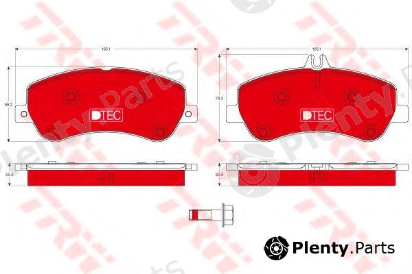  TRW part GDB1798DTE Brake Pad Set, disc brake