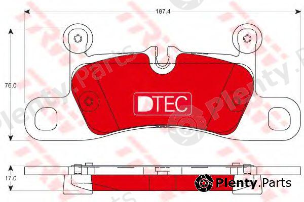  TRW part GDB1875DTE Brake Pad Set, disc brake