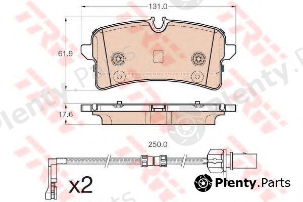  TRW part GDB1975 Brake Pad Set, disc brake