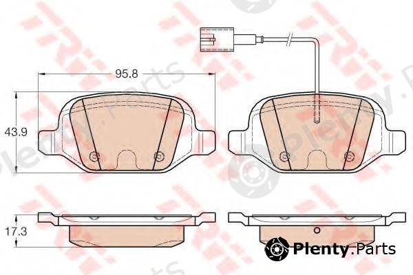  TRW part GDB1985 Brake Pad Set, disc brake