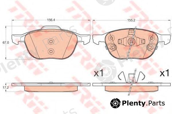  TRW part GDB2059 Brake Pad Set, disc brake
