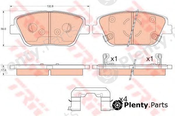  TRW part GDB3540 Brake Pad Set, disc brake