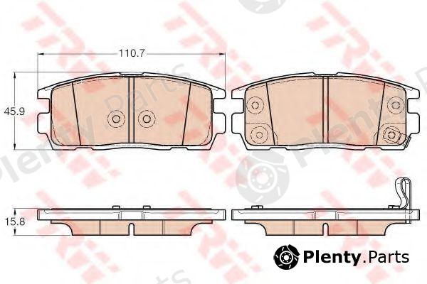  TRW part GDB3566 Brake Pad Set, disc brake
