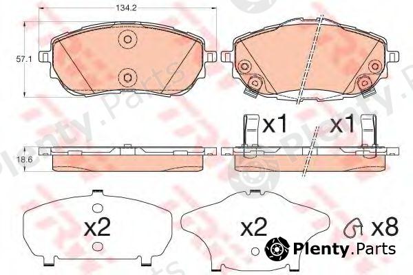  TRW part GDB3598 Brake Pad Set, disc brake