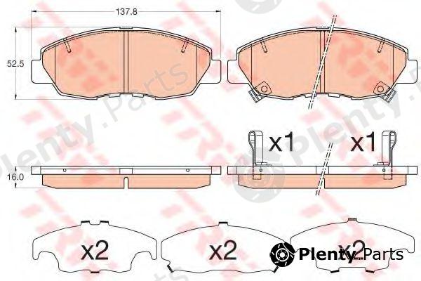  TRW part GDB3609 Brake Pad Set, disc brake