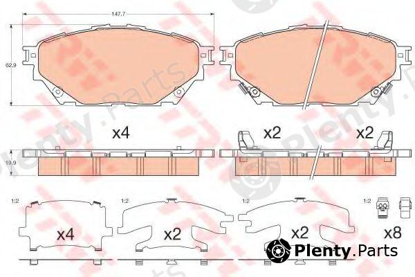  TRW part GDB3611 Brake Pad Set, disc brake