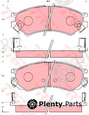  TRW part GDB7037 Brake Pad Set, disc brake