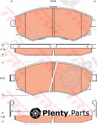  TRW part GDB7521 Brake Pad Set, disc brake