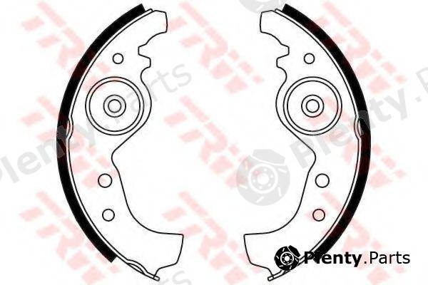  TRW part GS8289 Brake Shoe Set