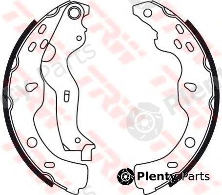  TRW part GS8743 Brake Shoe Set