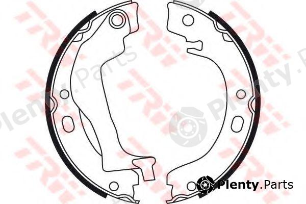  TRW part GS8746 Brake Shoe Set, parking brake