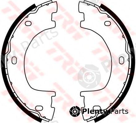  TRW part GS8777 Brake Shoe Set, parking brake