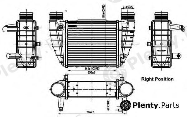  NRF part 30252 Intercooler, charger