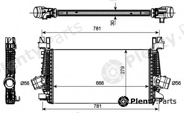  NRF part 30270 Intercooler, charger