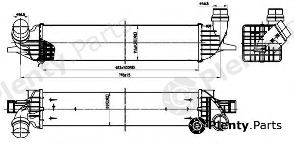  NRF part 30312 Intercooler, charger