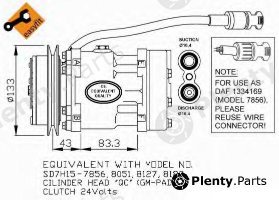  NRF part 32114 Compressor, air conditioning