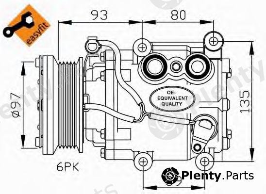  NRF part 32247 Compressor, air conditioning