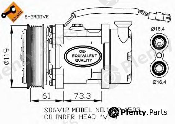  NRF part 32275 Compressor, air conditioning
