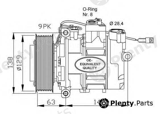  NRF part 32413 Compressor, air conditioning