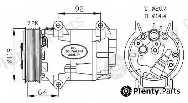  NRF part 32424 Compressor, air conditioning