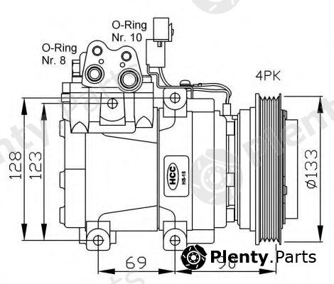  NRF part 32446G Compressor, air conditioning