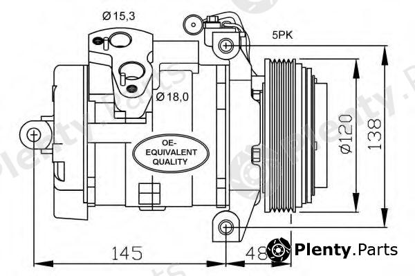  NRF part 32470 Compressor, air conditioning