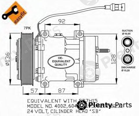  NRF part 32477 Compressor, air conditioning