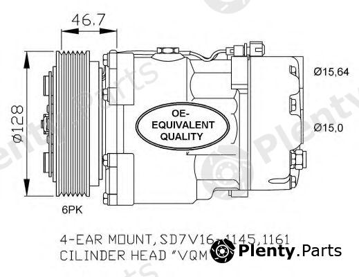  NRF part 32489 Compressor, air conditioning