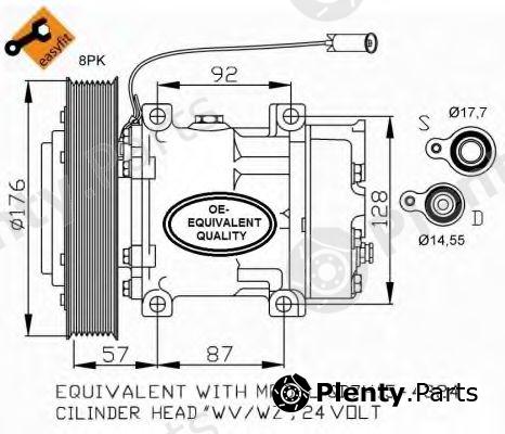  NRF part 32700 Compressor, air conditioning
