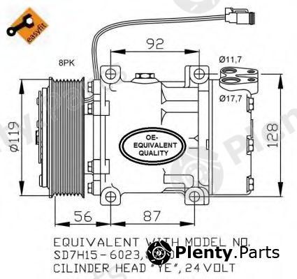  NRF part 32703 Compressor, air conditioning